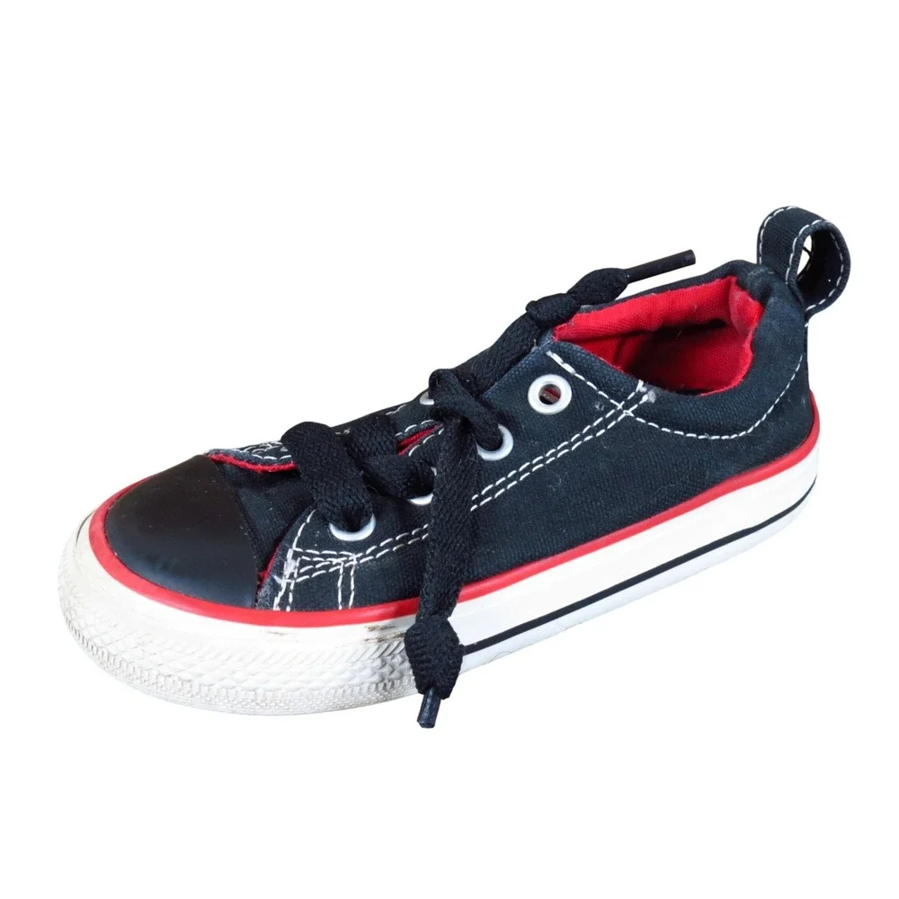 Converse Chuck Taylor All Star Street Ox Toddler Low Top Sneakers Size 8 Black